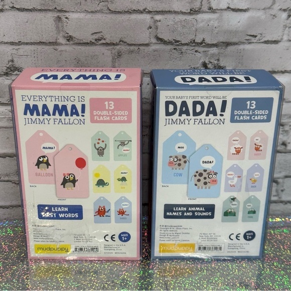 Everything Is Mama! DADA! Double Sided Flash Cards Jimmy Fallon Lot of 2 NEW - Picture 2 of 8